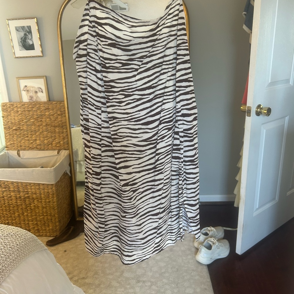 Zebra Print Women's Dress